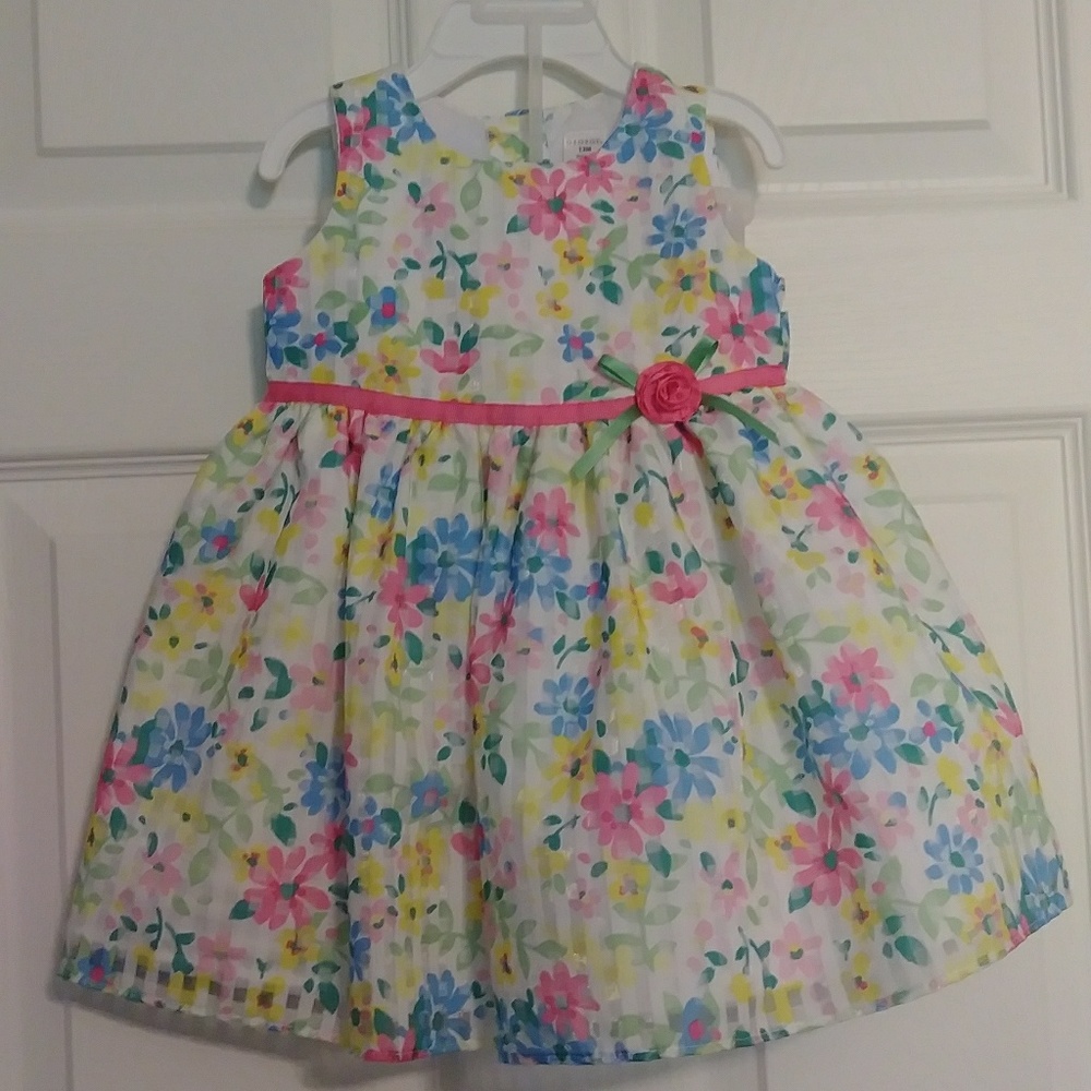 Floral Bouquet Rose Stitch Dress